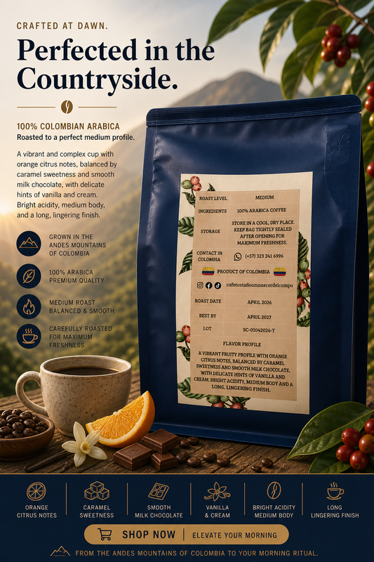 Castillo Washed — Orange Citrus & Milk Chocolate | Single-Origin Colombian Coffee