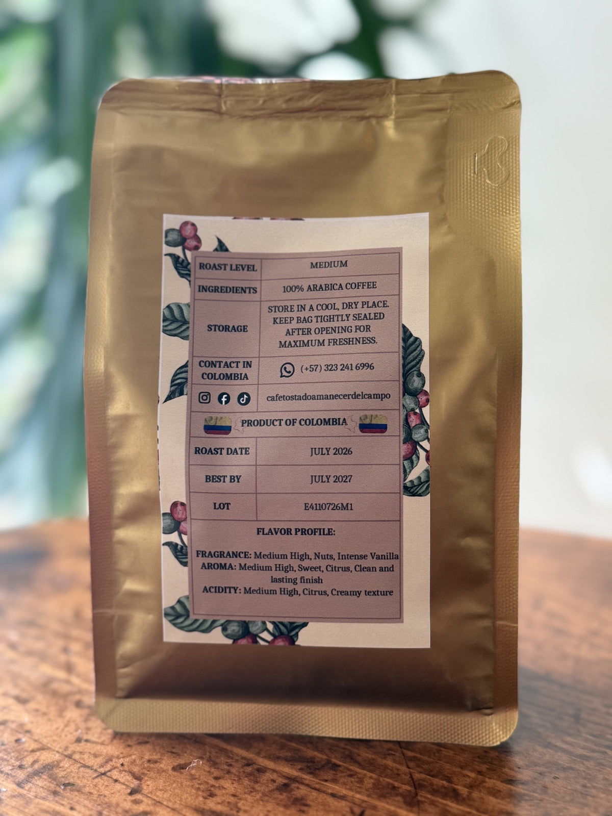 Castillo Washed | Nuts, Vanilla & Citrus | Ground Colombian Coffee