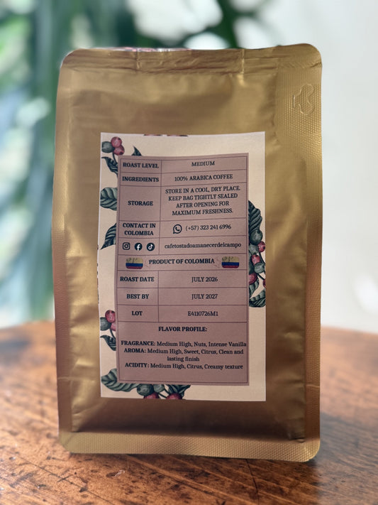 Castillo Washed | Nuts, Vanilla & Citrus | Ground Colombian Coffee