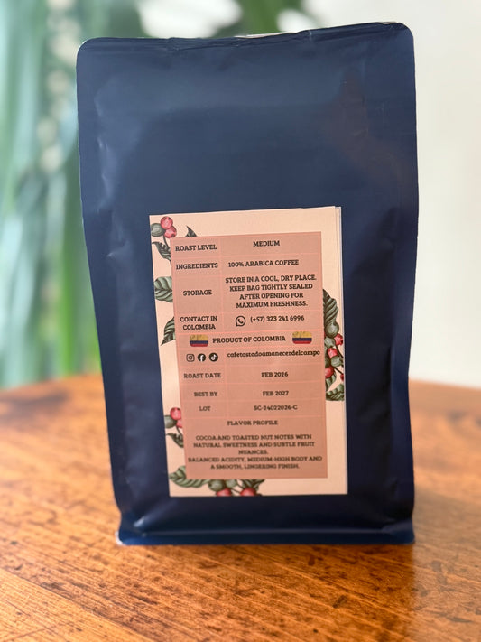 Colombia & Catimor Washed — Cocoa & Toasted Nut | Single-Origin Colombian Coffee